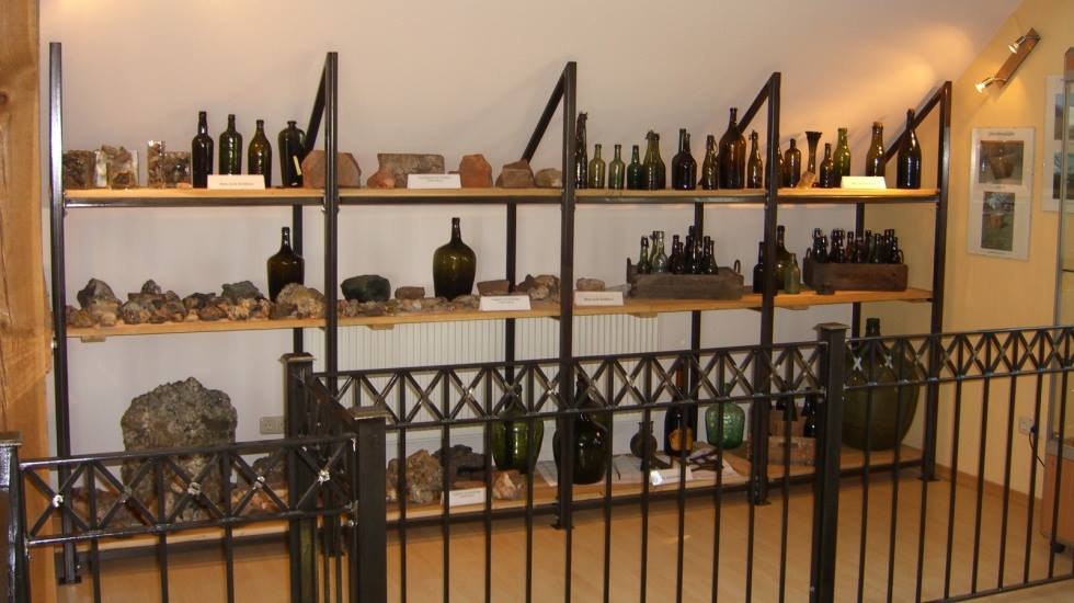 Das Waldglasmuseum - Ausstellungsraum, © TV Mecklenburg-Schwerin e.V.