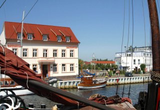 Stadthafen im Zentrum des Seebades Ueckermünde, © Stadt Seebad Ueckermünde