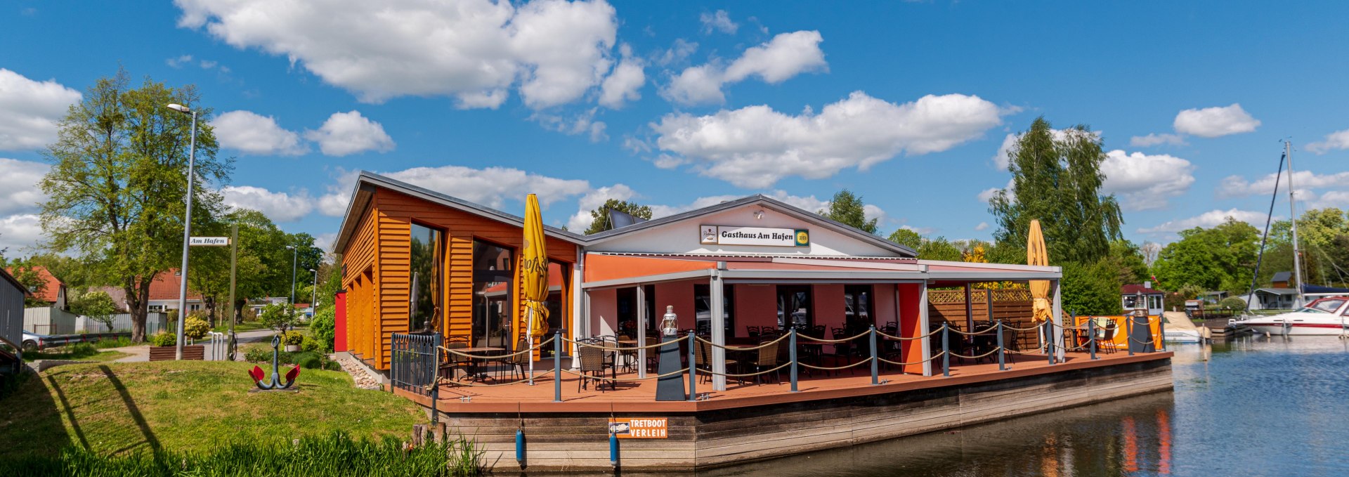 Seeterrasse an der Peene, © Orlowski