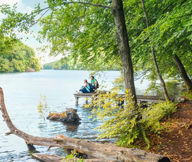 Rasten am Schmalen Luzin in der Feldberger Seenlandschaft, © TMV/foto@andreas-duerst.de