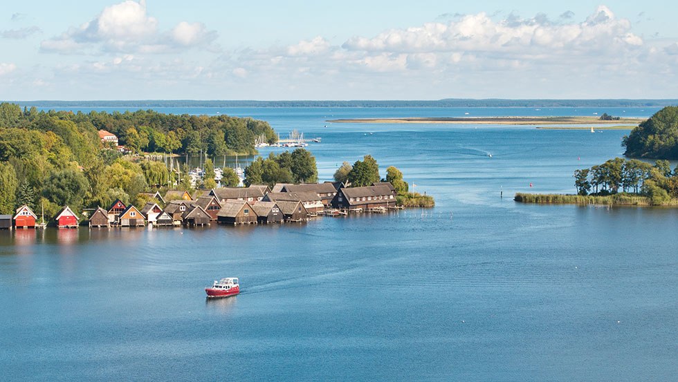 Blick auf die Müritz vom Kirchturm in Röbel/Müritz, © Christin Drühl