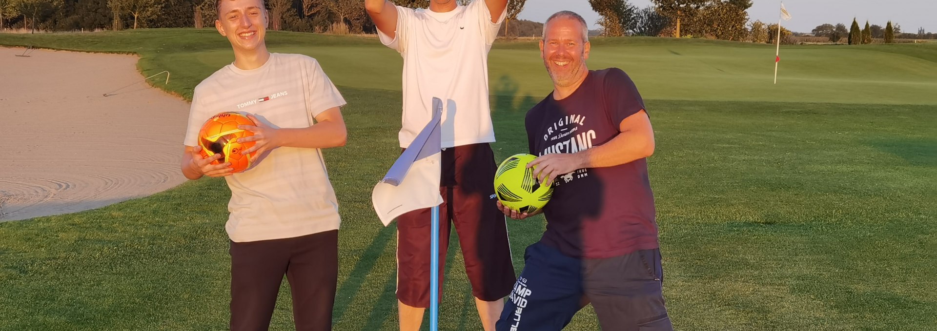 Spaß beim Footgolf., © Golfpark Strelasund