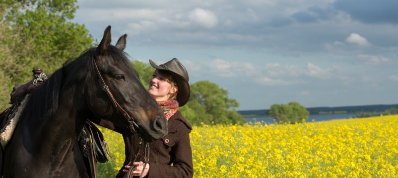 Mit dem eigenen Pferd auf Reisen gehen und unterwegs tolle neue Eindrücke gewinnen., © TMV/Hafemann