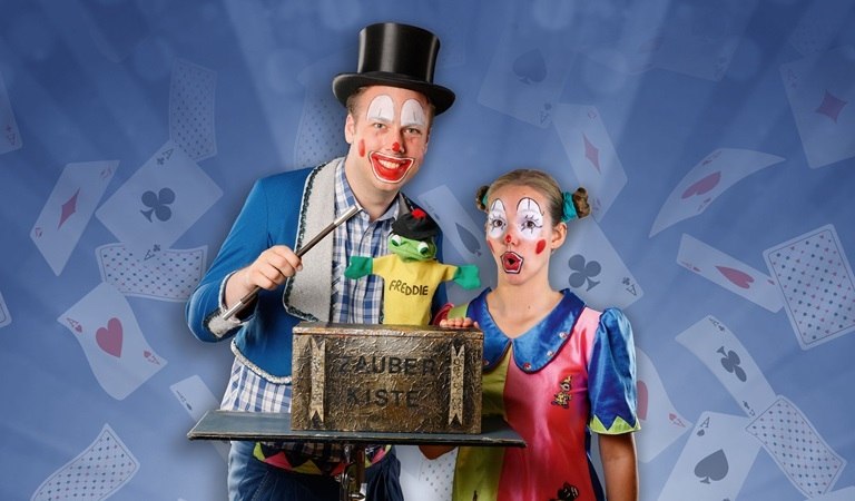"Der große Hopsini" - Die Kinder-Zaubershow mit Clown Hops und Hopsi, © hopsini.jpg