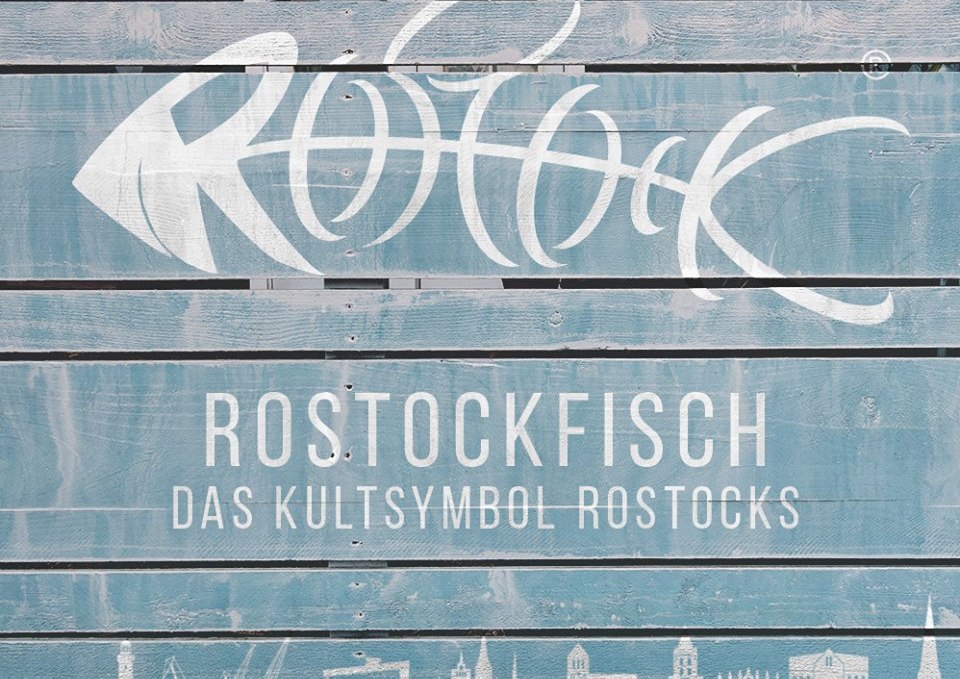 Das Kultsymbol, dessen Elemente den Stadtnamen Rostock ergeben., © www.rostockfisch.de