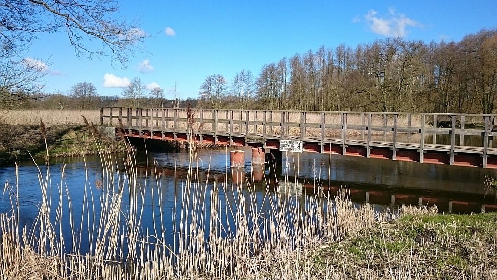 Brücke über die Warnow vor dem Rastplatz, © TMV