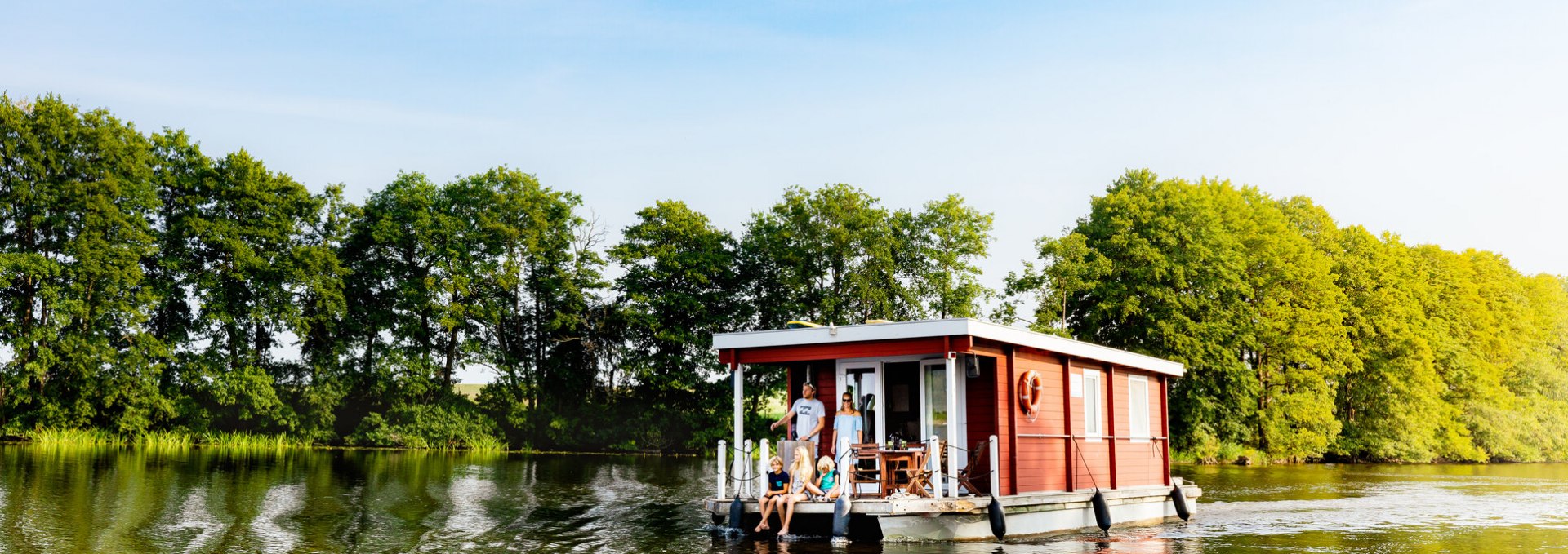 Ferien auf dem Hausboot, © TMV/Kirchgessner