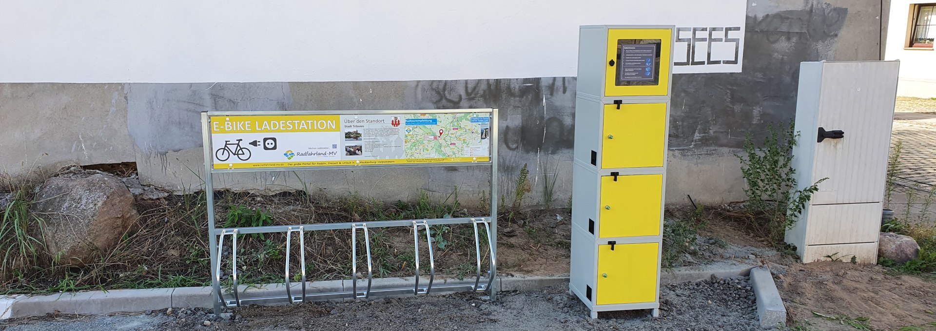 e-bike-ladestation-tribsees, © Amt Recknitz-Trebeltal