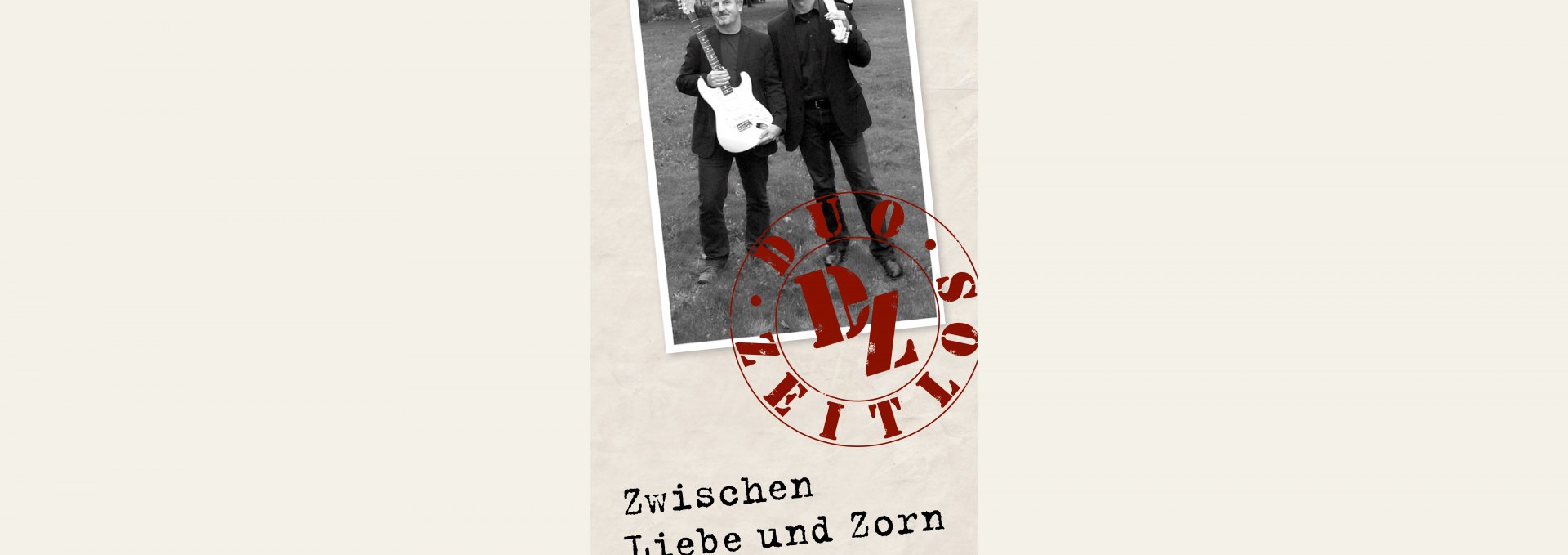 Ein LiederGeschichtsAbend mit dem »Duo Zeitlos«, © Duo Zeitlos, c/o Dr. Volker Höffer (bereitgestellt)