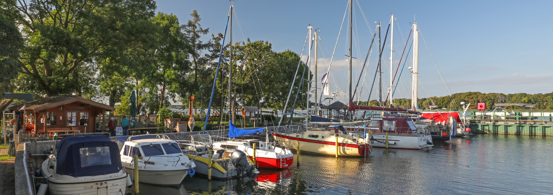 Hafen Kamp und Wasserwanderrastplatz, © TMV/Gohlke