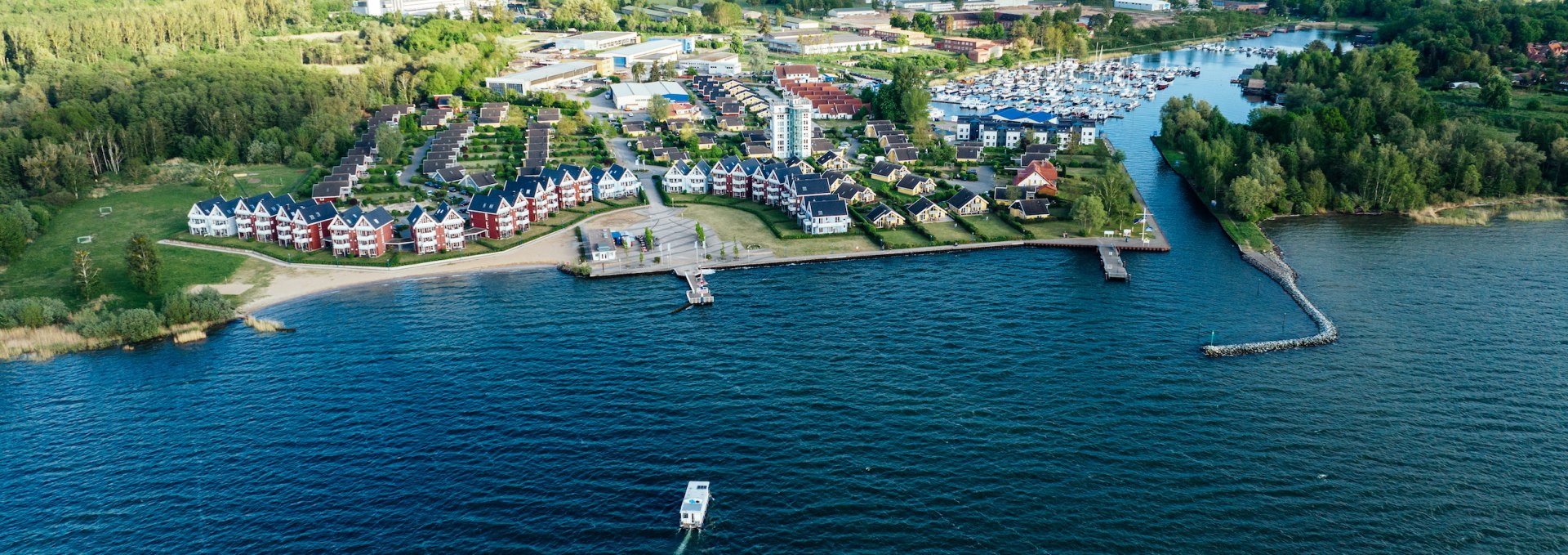 Hafendorf Müritz in der Mecklenburgischen Seenplatte, © TMV/Gänsicke