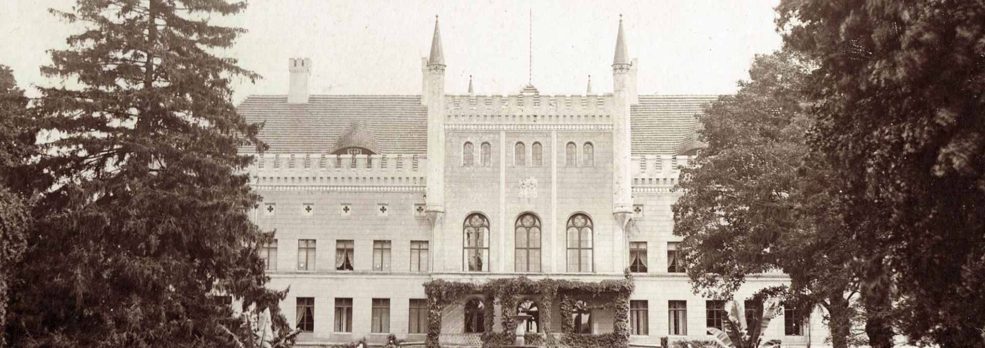 Schloss Broock mit Pleasureground, ca. 1895, © Christian Schmidt