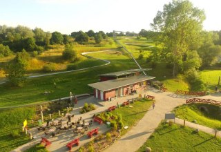 Luftbild der Sommerrodelbahn in Bad Doberan, © Kristina Dirkner