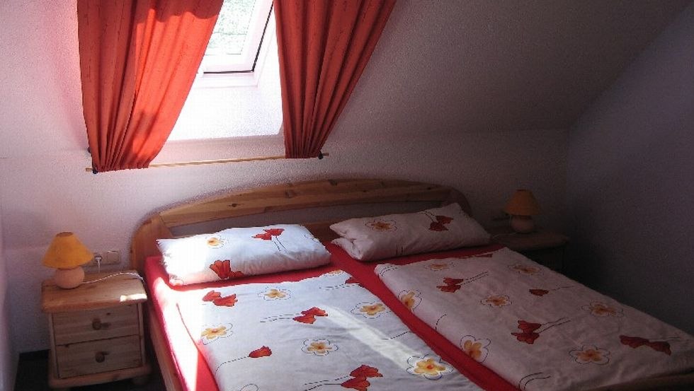 Schlafzimmer im OG in der Ostseepension Rerik, © Ostseepension Rerik