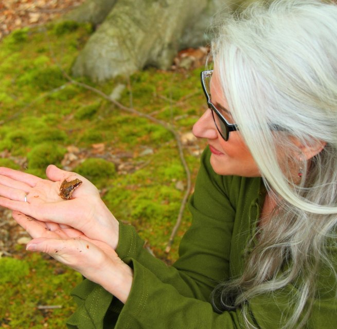 Waldbaden - Sinne öffnen, kindlicher Entdeckergeist, Lebensfreude, © Annett Freese