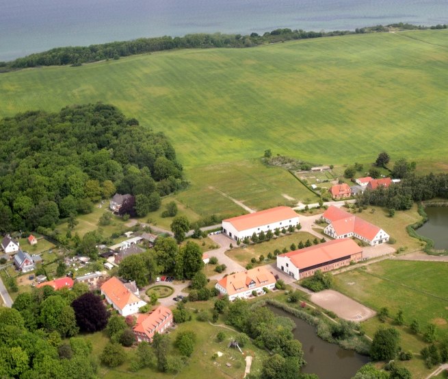 Luftaufnahme - Gut Brook, © schloss gross schwansee