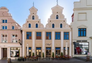 Giebelhäuser in der Krämerstraße, © TZ Wismar, Alexander Rudolph