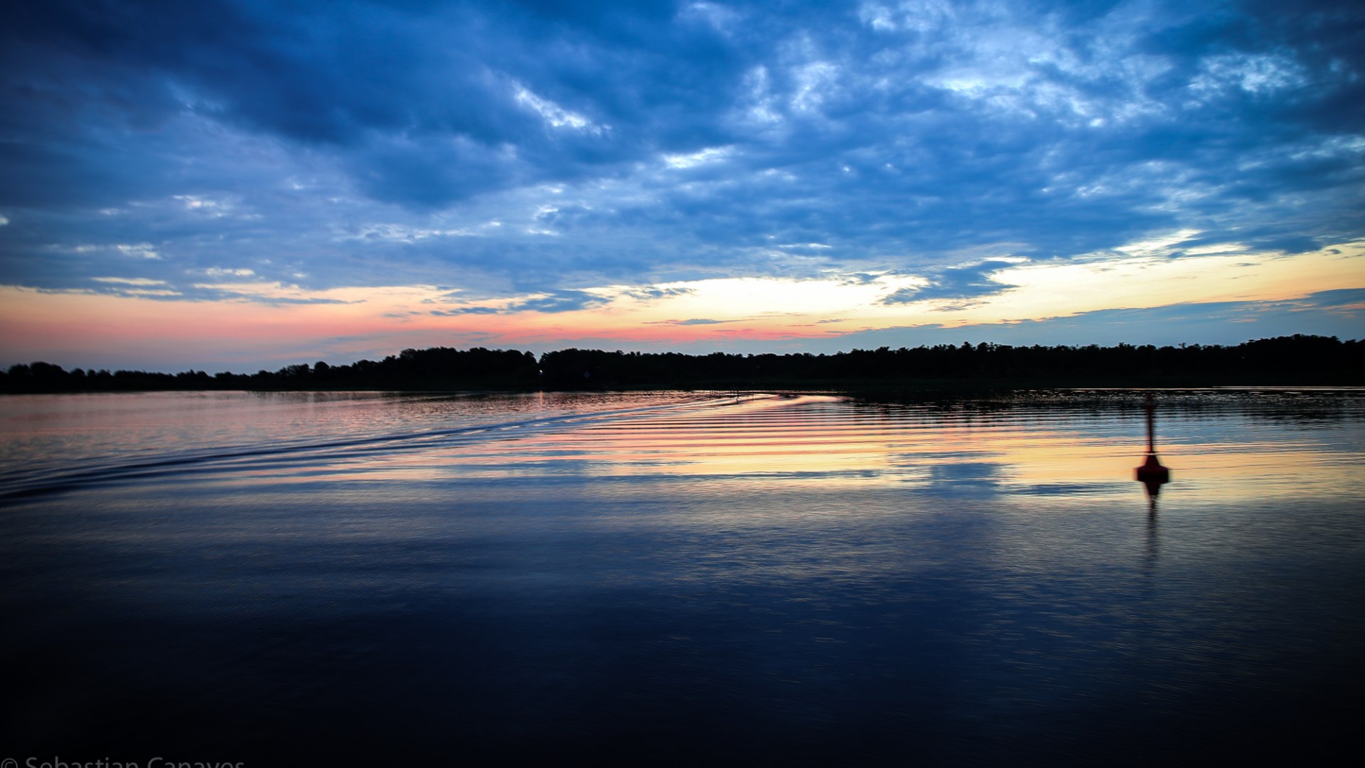 Blick vom Hausboot, © Sebastian Canaves