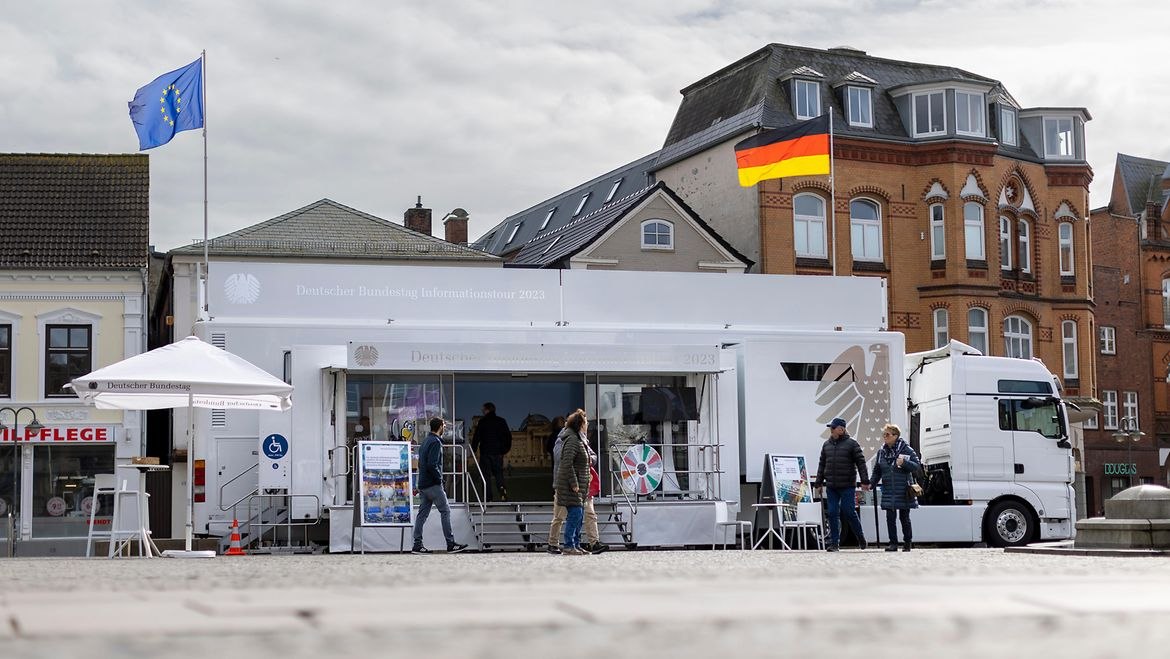 Das Infomobil, © Deutscher Bundestag