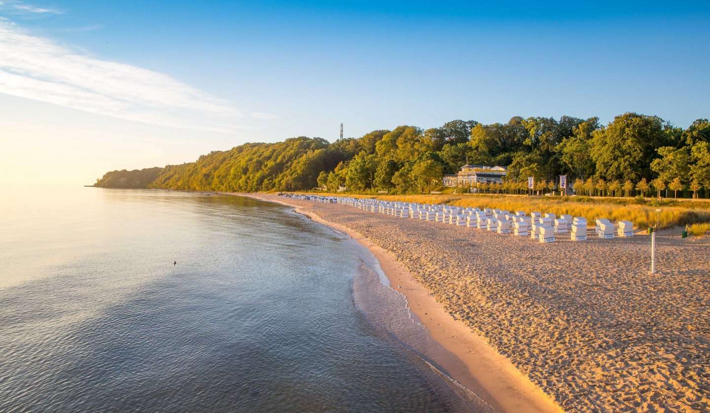 Besondere Momente: der Nordstrand im Ostseebad Göhren im Licht des Sonnenaufgangs, © KV Göhren / Martin Stöver