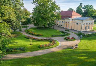 Schlossgarten mit Orangerie in Neustrelitz, © SSGK MV / Funkhaus Creative