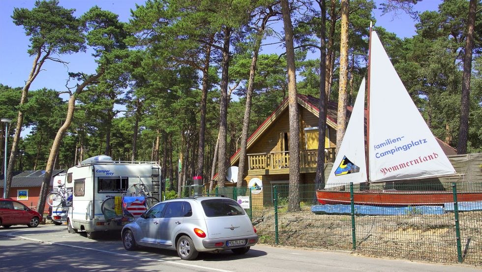 Campingplatz Eingang, © CP Pommernland