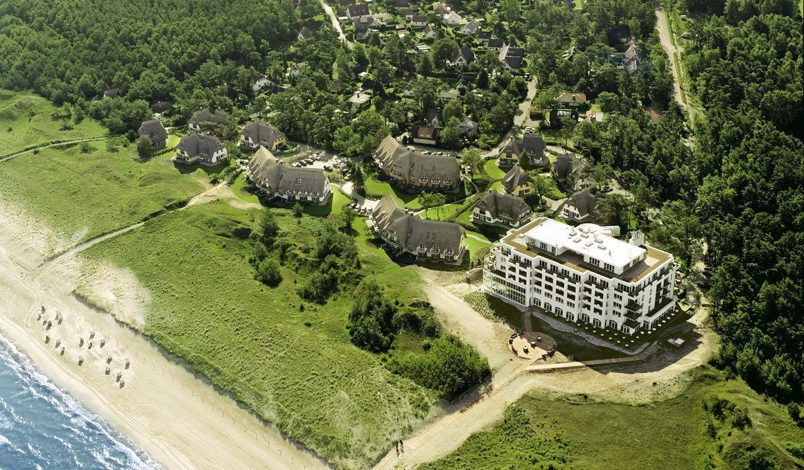 Ansicht von oben, © Strandhotel Dünenmeer