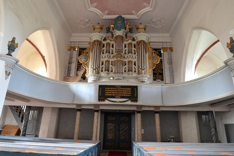 Orgel der St. Jacobi Kirche in Gingst auf Rügen, © Tourismuszentrale Rügen