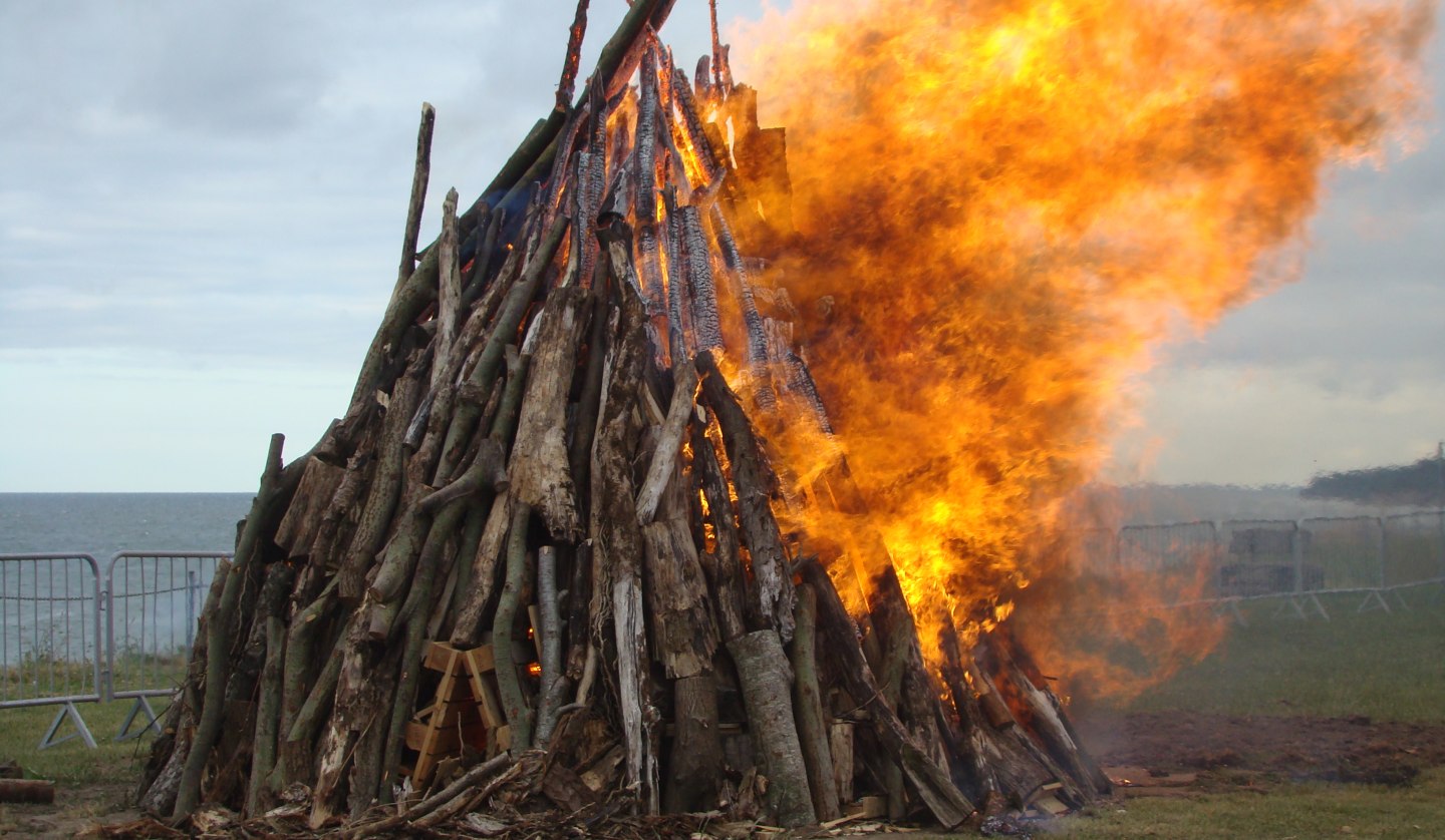 Feuer auf der Strandkorbwiese, © Kurverwaltung OBN