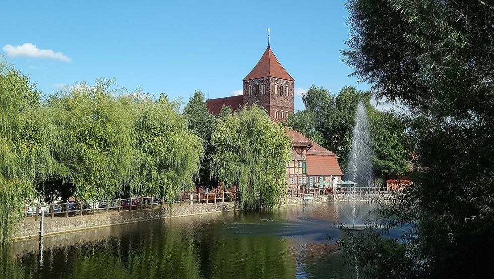 Mühlenteich mit Stadtmühle, © Jana Koch