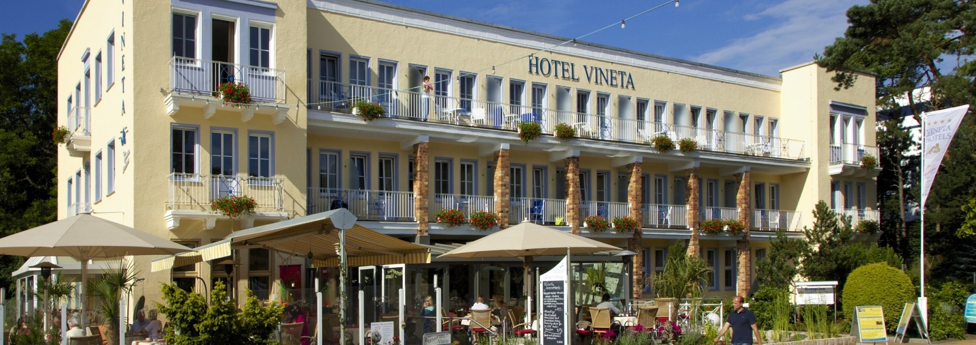 Direkt an der Strandpromenade - Stammhaus der Vineta Hotels., © Vineta Hotels