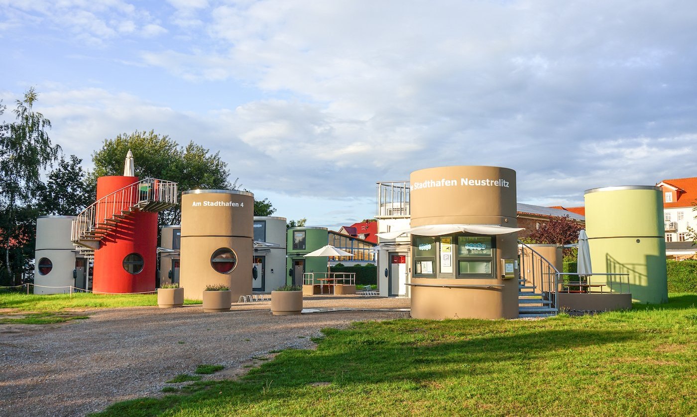 Ungewöhnlich am Stadthafen Neustrelitz übernachten, © slube