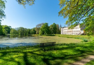 Gartenansicht von Schloss Semlow, © Schloss Semlow A. Hantke