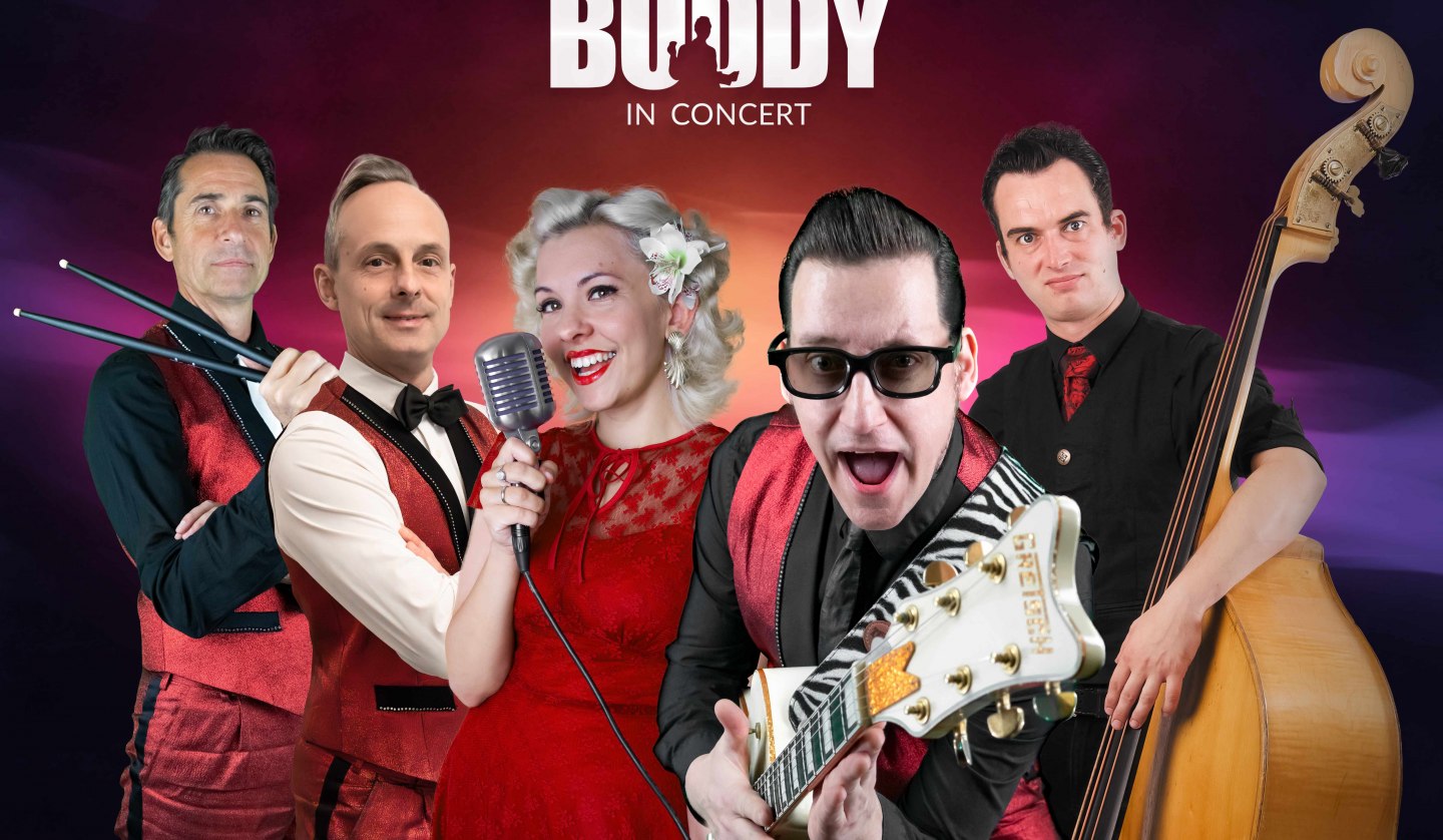 Plakatmotiv "Buddy in Concert", © Buddy in Concert