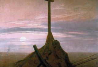 Romantische Melancholie. Über den Zusammenhang zwischen Kunst und Melancholie, © Caspar David Friedrich, Kreuz an der Ostsee, um 1815 © Stiftung Preußische Schlösser und Gärten Berlin-Brandenburg