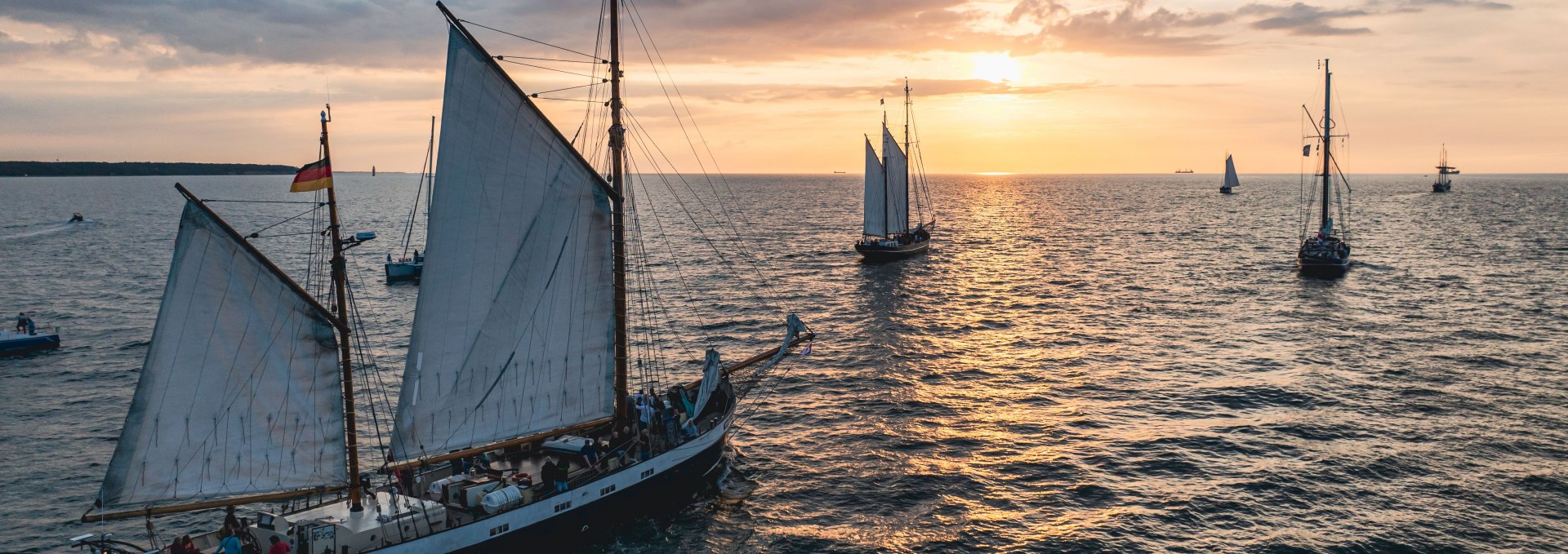 Mitsegeln zur Hanse Sail, © TZRW, Taslair