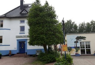 Außenansicht der Pension Idyll, © Bärbel Ahrens