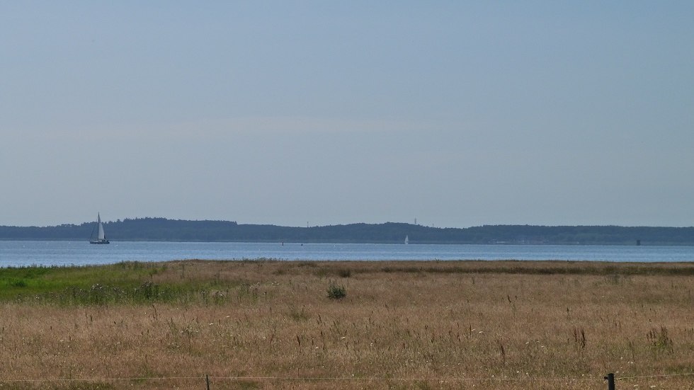 Weiter Blick in die Landschaft von Freesenort aus, © Ummanz-Information/Bordych