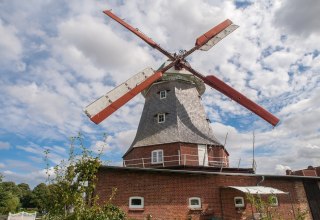 Die gesamte Mühle, © Frank Burger