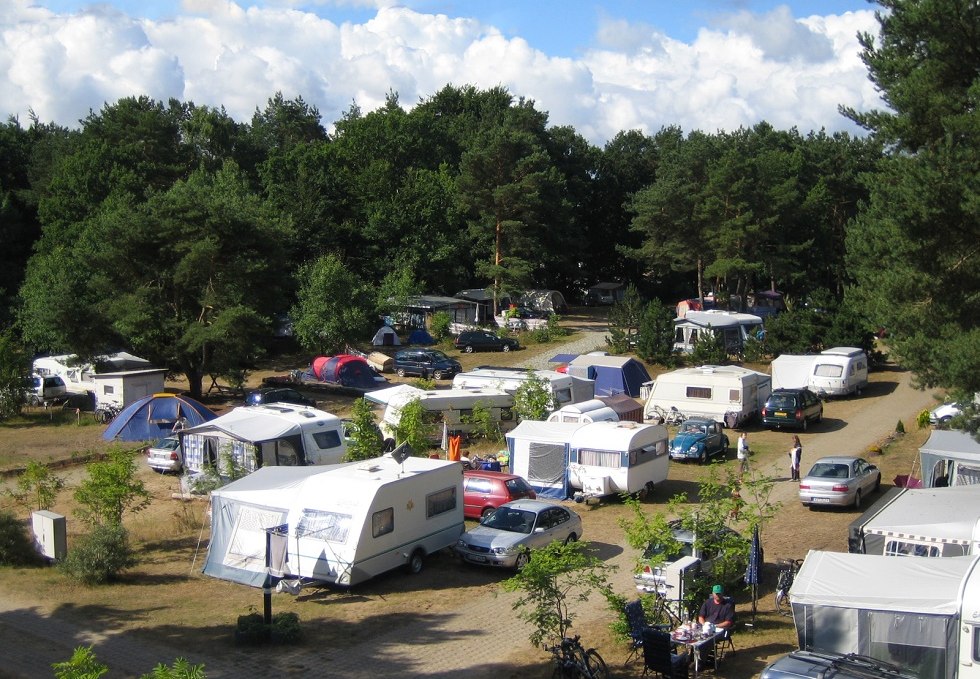 Blick auf den Campingplatz, © Campingplatz Am Sandfeld