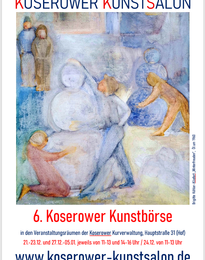 Koserower Kunstbörse, © Plakat Entwurf.png