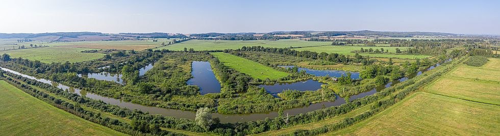 Landschaft der Peene mit Torfstichen, © Tourismusverband Mecklenburgische Seenplatte/Tobias Kramer