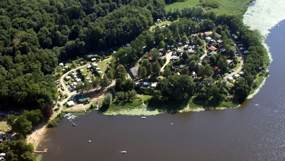 Luftbild Camping Sternberger Seenland, © Camping Sternberger Seenland