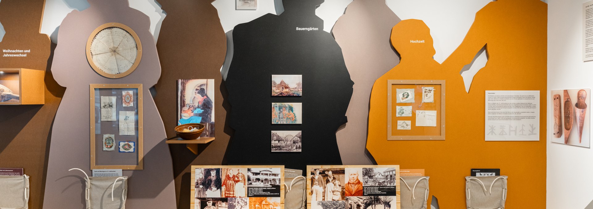 Im Heimatmuseum in Göhren wird das Leben einiger Handwerker-Familien dokumentiert - inklusive ihrer traditionellen Familien-Marken, © TMV/Gross