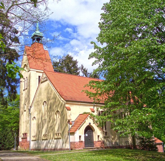 Die Klinikumskirche auf dem Gelände Krankenhaus West, © Föderverein Klinikumskirche zu Stralsund e.V.