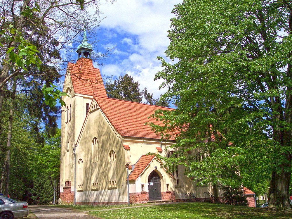 Die Klinikumskirche auf dem Gelände Krankenhaus West, © Föderverein Klinikumskirche zu Stralsund e.V.