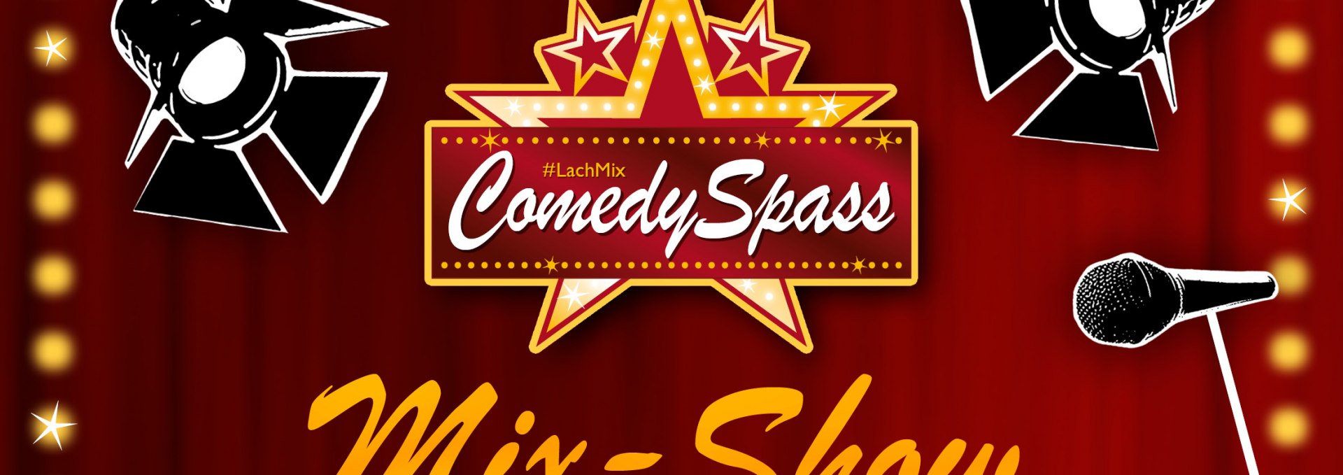 ComedySpass Mix-Show, © Grafik: Ikovera UG