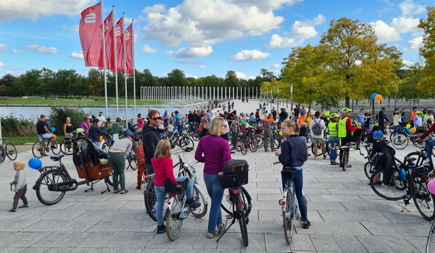 Kidical Mass Schwerin - eine bunte Familien-Fahrraddemo, © Radentscheid Schwerin