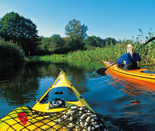 Auf der Warnow bis zur Ostsee paddeln, © TMV/outdoor-visions.com