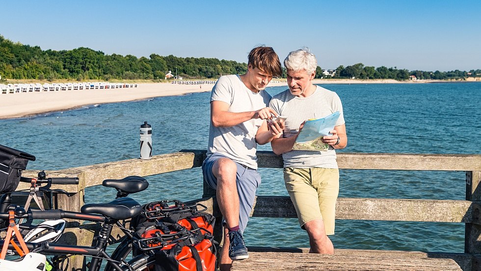 Ein Stopp auf der Seebrücke in Boltenhagen, © TMV/Süß